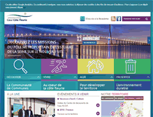Tablet Screenshot of coeurcotefleurie.org